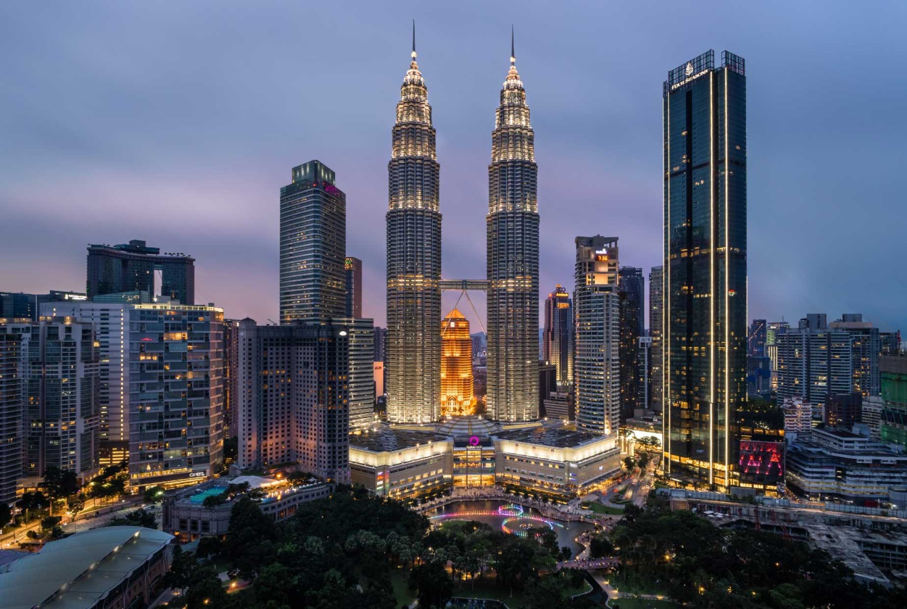 City scape in Malaysia